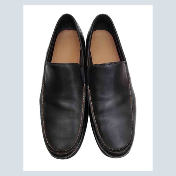 Cole Haan Leather Loafers Driving Shoes Black 20792 Men's Size 12M - Picture 2 of 5